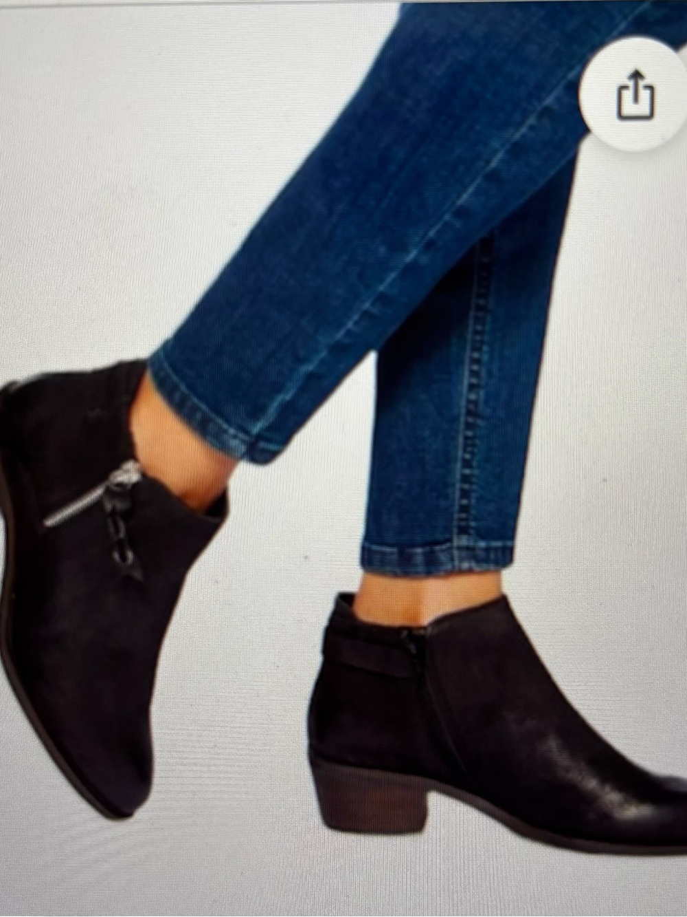 New in box Size 10 Steve Madden Nubuck Stacked Bootie.